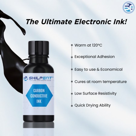 Carbon ink for screen printing and flexible circuits