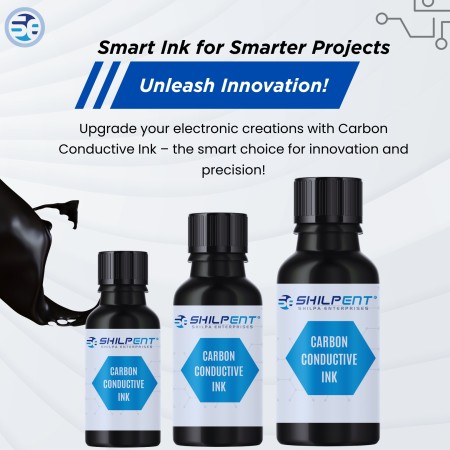 Black conductive carbon ink in container