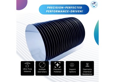 Polished silicon wafers for semiconductor manufacturing