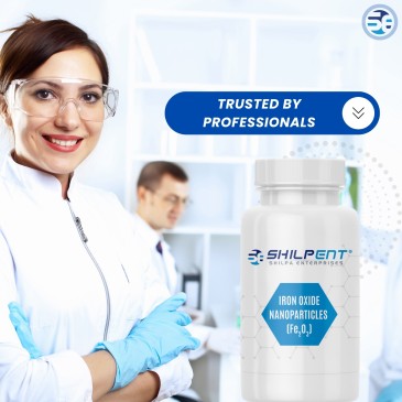 Red iron oxide nanopowder for industrial and scientific purposes