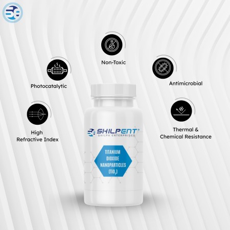 High purity titanium dioxide nanoparticles powder
