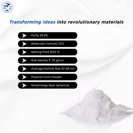 TiO₂ nanopowder for research and industrial applications