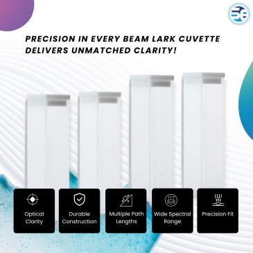 High quality quartz cuvette for spectrophotometer