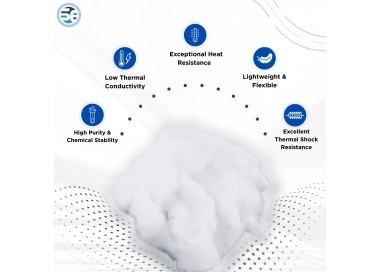 High purity quartz wool for laboratory use