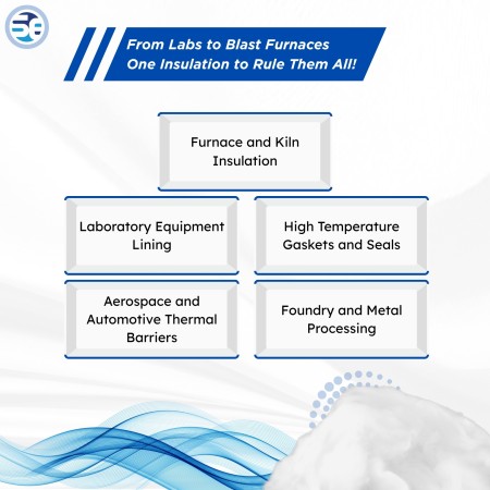 Quartz wool for filtration and thermal insulation