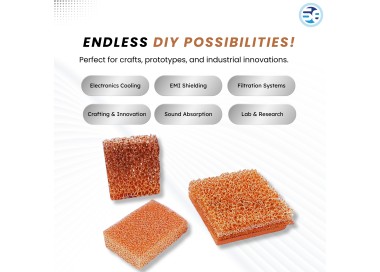 copper foam for heat dissipation and filtration