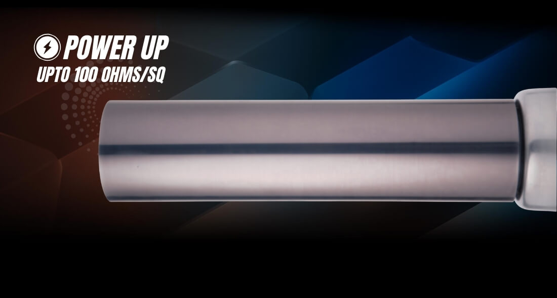 ito coated pet sheet film roll